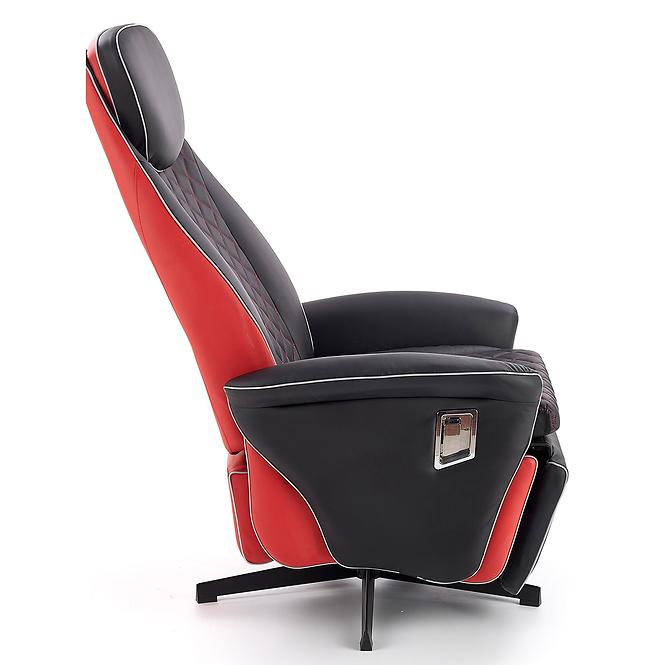 Fotel Camaro fekete-piros,3