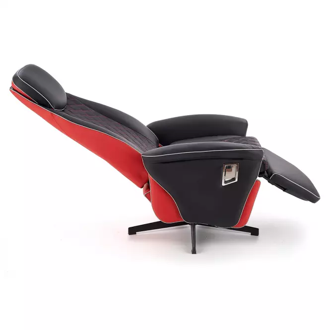 Fotel Camaro fekete-piros,4
