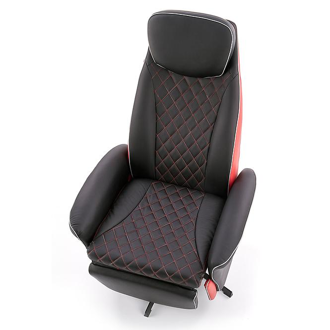 Fotel Camaro fekete-piros,7