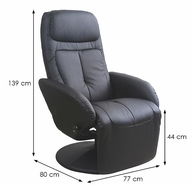 Fotel Optima fekete