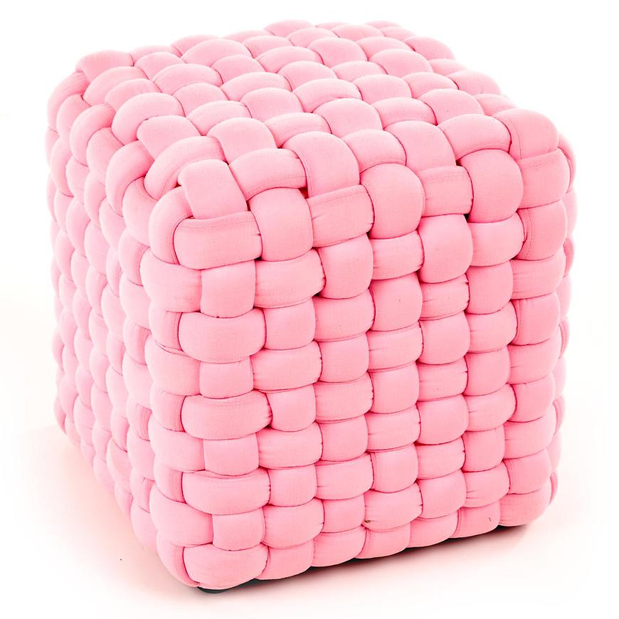Puff Rubik rózsaszín