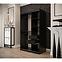 Szekrény Old Wood T1 120 Fekete/Old Style/Lustro,5