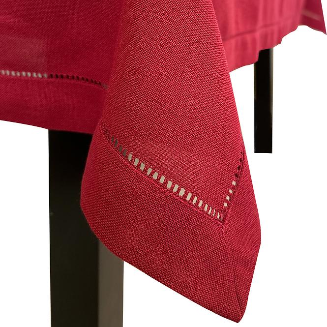 Asztalterítő SAGA bordó 160x220 easy care,3