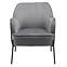 Fotel Bob Dark Grey Velvet 13,2