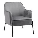 Fotel Bob Dark Grey Velvet 13