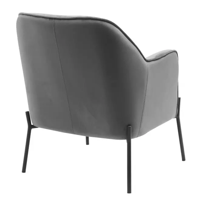 Fotel Bob Dark Grey Velvet 13