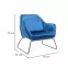 Fotel Monty Blue Velvet 16,5