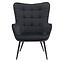 Fotel Jet Black Velvet 19