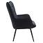 Fotel Jet Black Velvet 19,3