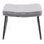Fotel lábtartóval You&Me Dark Grey Velvet,7