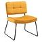 Fotel lábtartóval You&Me Yellow Velvet,4