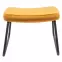 Fotel lábtartóval You&Me Yellow Velvet,7