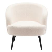 Fotel Mal Teddy White