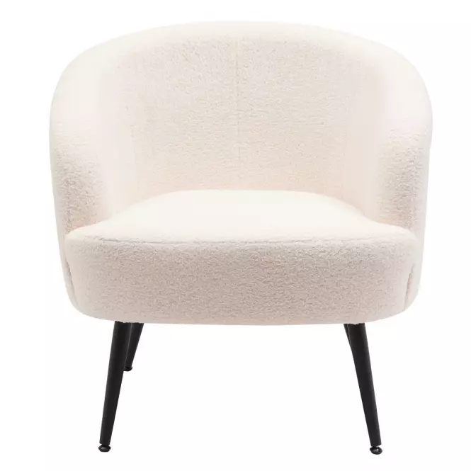 Fotel Mal Teddy White