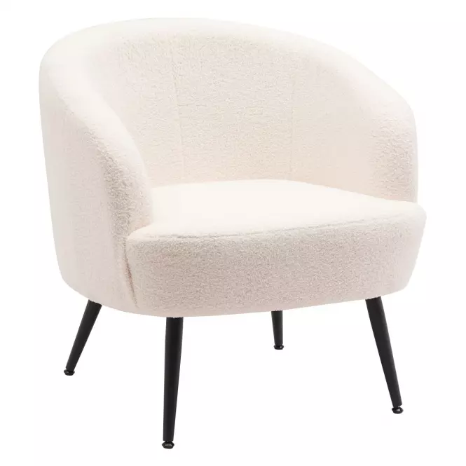 Fotel Mal Teddy White,2