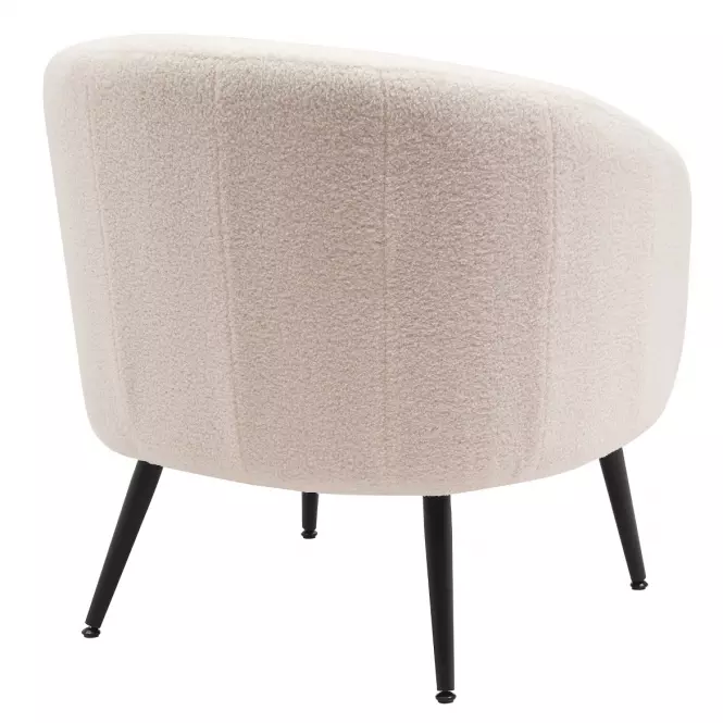 Fotel Mal Teddy White,4