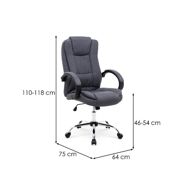 Irodai szék Relax 2 Sötét szürke