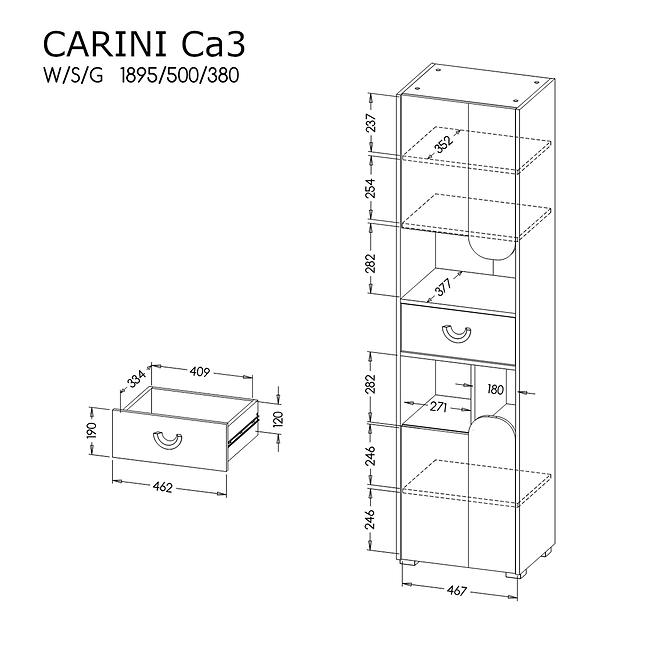Állvány 2d Carini Ca3