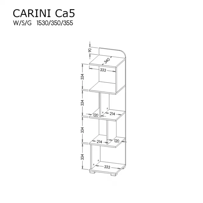 Állvány  Carini Ca5,3
