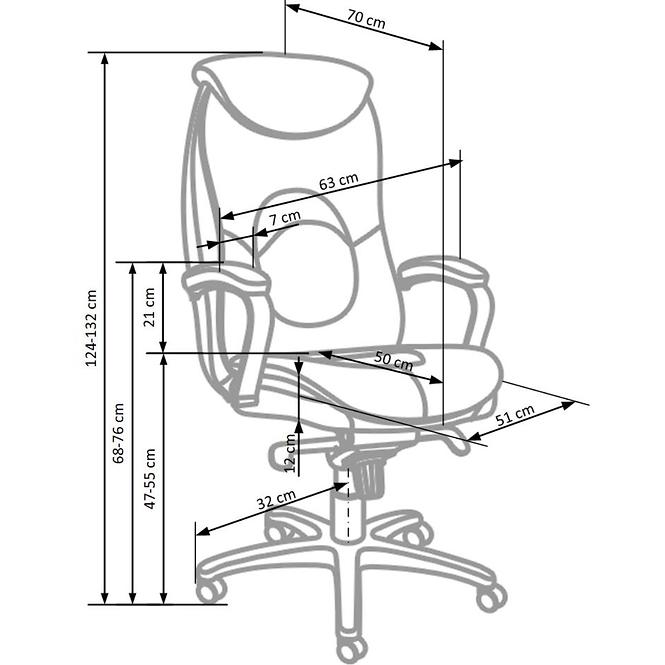Irodai szék Quad Fekete