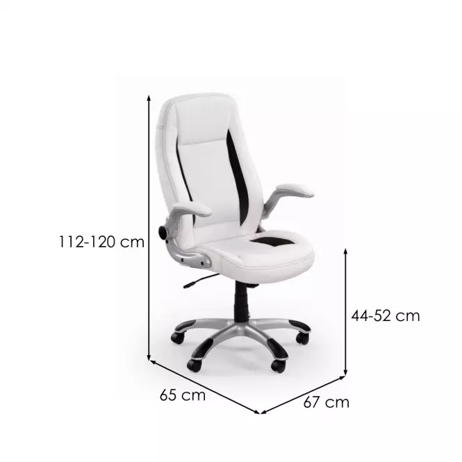 Irodai szék Saturn fehér