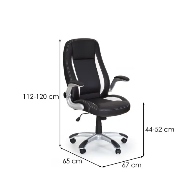 Irodai szék Saturn Fekete,2