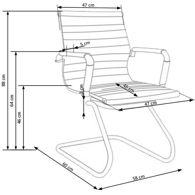 Irodai szék Prestige Skid Fekete