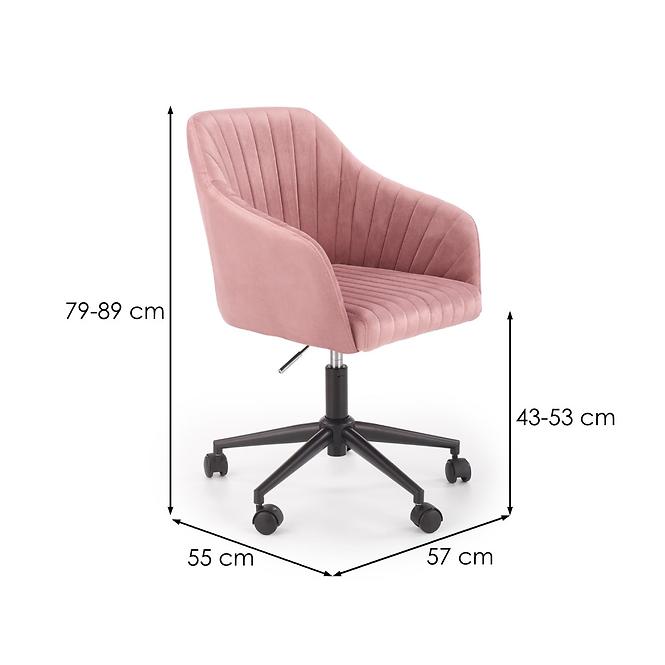 Forgószék Fresco rózsaszín