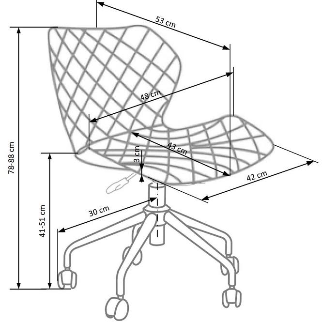 Irodai szék Matrix Fekete/Zöld