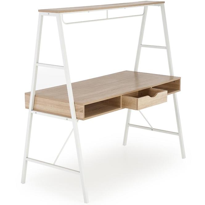 Iróasztal B-48 Tölgy Sanoma/Fehér,2