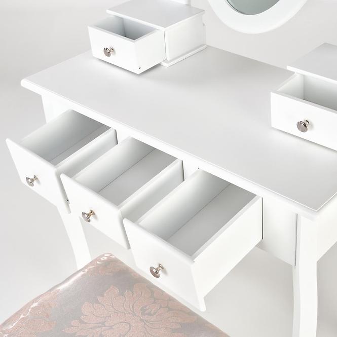 Fésülködő Asztal Sara Fehér Mat,9