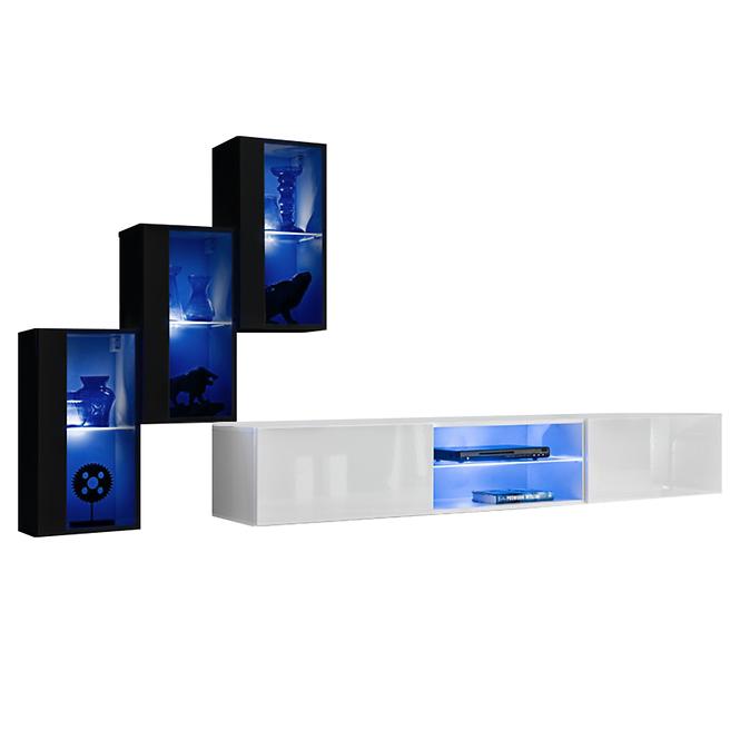 Nappali Bútor Switch Xxii Fekete/Fehér