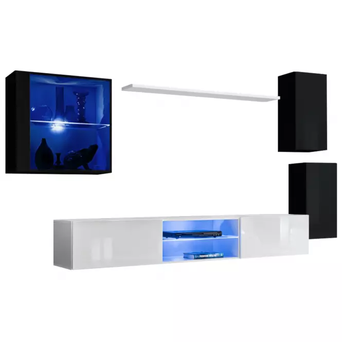 Nappali Bútor Switch Xxiii Fekete/Fehér,2