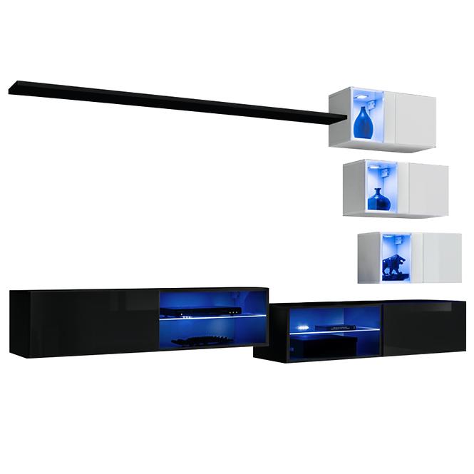 Nappali Bútor Switch Xxiv Fekete/Fehér,2