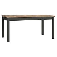 Kinyitható asztal Gudrid  160,4/207x90,2cm tölgy flagstaff/fekete