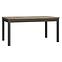 Kinyitható asztal Gudrid  160,4/207x90,2cm tölgy flagstaff/fekete