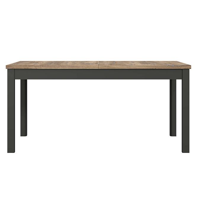 Kinyitható asztal Gudrid  160,4/207x90,2cm tölgy flagstaff/fekete