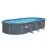 Fém medence Hydrium 7,3x3,6x1,3 m antracit 561CW