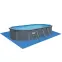 Fém medence Hydrium 7,3x3,6x1,3 m antracit 561CW,3