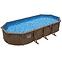 Fém medence Hydrium 7,3x3,6x1,3 m deszka 561CW