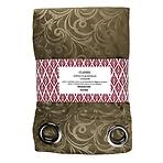 Függöny Classic karikákkal 135x250 világos barna Merkury Home