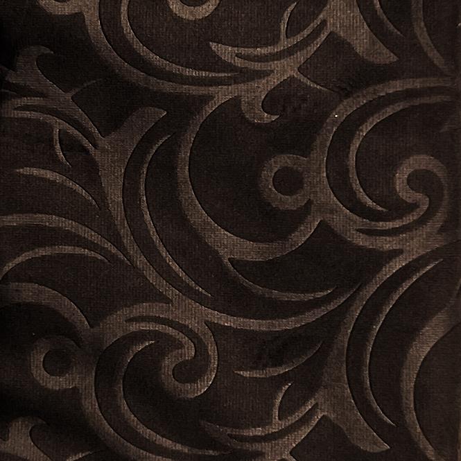 Függöny Classic karikákkal 135x180 sötét barna Merkury Home,2