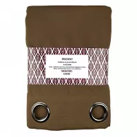 Függöny Present karikákkal 135x180 mustár Merkury Home