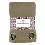 Függöny Pure karikákkal 135x250 bézs Merkury Home