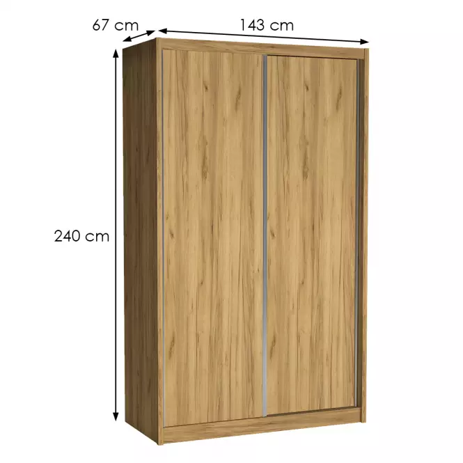Szekrény Karol 143 kraft aranysárga