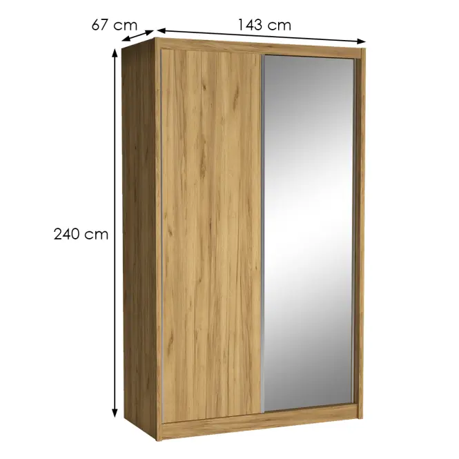 Szekrény Karol 146 Kraft aranysárga,3