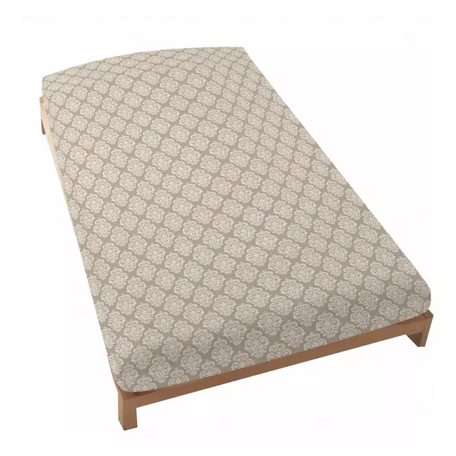 Lepedő elasztikus Classic pamut ekrü/bézs 90x200 + 25 Merkury Home