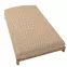 Lepedő elasztikus Folk pamut ekrü/mustár 220x200 + 25 Merkury Home,2