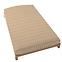 Lepedő elasztikus Folk pamut ekrü/mustár 90x200 + 25 Merkury Home,2