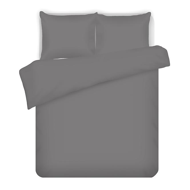 Ágynemű Mono pamut sötétszürke 160x200 + (2) 70x80 Merkury Home